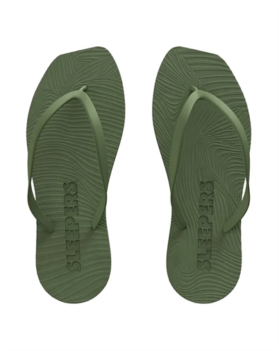 Tapered Flip Flops - Green - Sleepers 